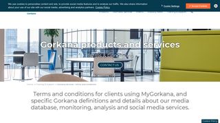 
                            5. Gorkana services - terms and conditions - Gorkana