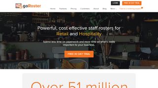 
                            3. goRoster: Powerful Staff Rosters for Hospitality and Retail