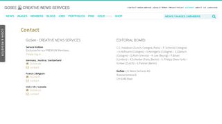 
                            6. GoSee - Creative News Services - Contact