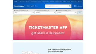 
                            6. Got an iPhone? Get tickets in your pocket - Ticketmaster
