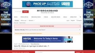 
                            9. Got LTE. Where do I get login to telkom site...? | MyBroadband