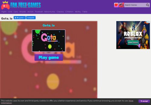 
                            13. Gota. Io: .io Game, Online game - FAN FREE GAMES