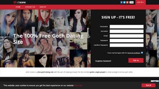 
                            3. Gothic Scene - 100% Free Goth Dating Site - AltScene