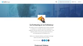 
                            10. GoToMeeting & GoToWebinar | GoToStage.com