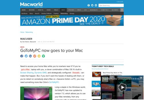 
                            11. GoToMyPC now goes to your Mac | Macworld