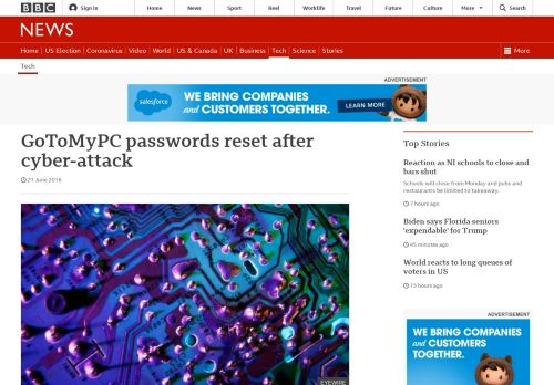 
                            10. GoToMyPC passwords reset after cyber-attack - BBC News