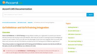 
                            11. GoToWebinar and GoToTraining Integration | LMS Admin Guide ...