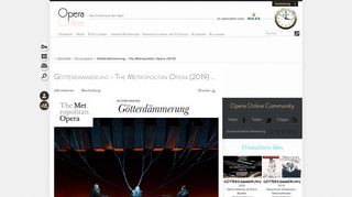 
                            7. Götterdämmerung - The Metropolitan Opera (2019) (Produktion - New ...