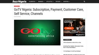 
                            7. GoTV Nigeria Subscription, Payment, Customer Care, Self Service ...