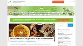 
                            9. Gourmet schoonmaken | Ikzoekeenschoonmaakster.nl