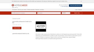 
                            7. gourmetta restaurants Gmbh & Co. KG - Catering job offers ...