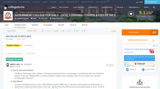 
                            4. Government College for Girls - [GCG], Ludhiana Courses & Fees ...