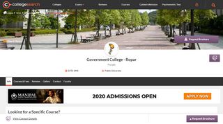 
                            9. Government College - Ropar Courses, Fees | CollegeSearch