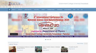 
                            3. Government College University Faisalabad: GCUF
