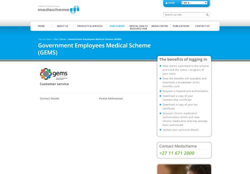 
                            10. Government Employees Medical Scheme (GEMS) | Medscheme