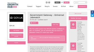 
                            9. Government Gateway - Universal Jobmatch