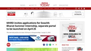 
                            11. Government internship,Swachh Bharat Summer Internship,Swachh ...