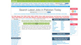 
                            12. Government jobs in Khyber Pakhtunkhwa KPK, NWFP ...