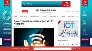 
                            4. Government launches free Wi-Fi hotspots - MyBroadband