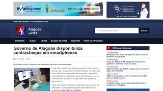 
                            9. Governo de Alagoas disponibiliza contracheque em smartphones