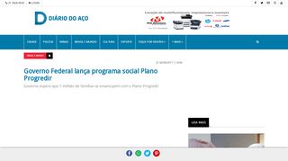 
                            12. Governo Federal lança programa social Plano Progredir - Portal ...