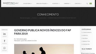 
                            5. GOVERNO PUBLICA NOVOS ÍNDICES DO FAP PARA 2019 ...