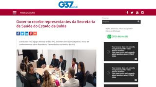 
                            11. Governo recebe representantes da Secretaria de Saúde do Estado da ...