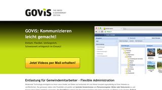 
                            5. GOViS - CMS für Gemeinden, Städte, Kantone, Schulen ...