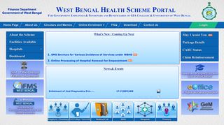 
                            6. Govt. Pensioner - West Bengal Health Scheme