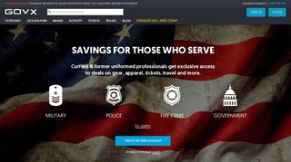 
                            11. GovX: Military & Government Discounts on 700+ Brands