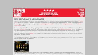 
                            10. Gowild Casino Mobile — GoWild Mobile Casino - Stephen Ward
