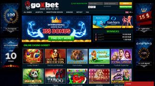 
                            10. Goxbet online casino - Real money slot machines with withdrawal in ...