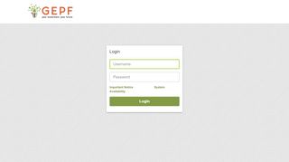 
                            7. GPAA :: Pension Case Management :: Login