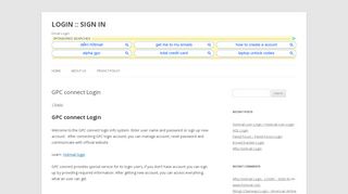 
                            6. GPC Connect Login - GPC Connect Sign In - Krowd ...