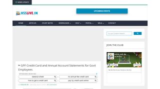 
                            5. GPF Credit Card and Annual Account Statements for Govt Employees ...