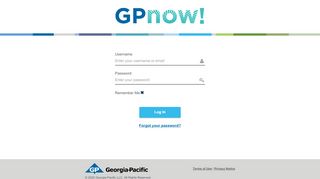 
                            8. GPnow | Welcome - Login - Georgia-Pacific