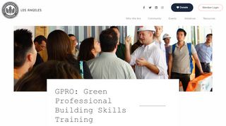 
                            7. GPRO: Green Professional Building Skills Training – USGBC LA