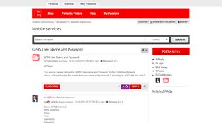 
                            6. GPRS User Name and Password - Vodafone New Zealand Community ...