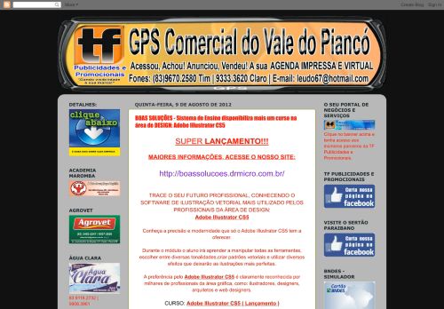 
                            6. GPS Comercial do Vale do Piancó: BOAS SOLUÇÕES - Sistema de ...