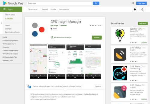 
                            5. GPS Insight Manager – Apps no Google Play