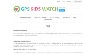 
                            8. GPS Kids Watch. FAQ