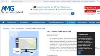 
                            8. GPS Langzeit-Tracker AMGoTrack - AMG Sicherheitstechnik