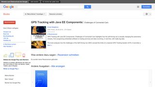 
                            11. GPS Tracking with Java EE Components: Challenges of Connected Cars