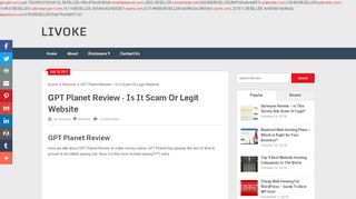 
                            11. GPT Planet Review - Is It Scam Or Legit Website? - Livoke