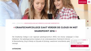 
                            7. Graafschapcollege gaat verder de cloud in met SharePoint 2016 ...