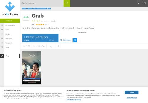 
                            7. Grab 5.33.0 for Android - Download - Grabtaxi