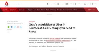 
                            11. Grab acquires Uber in Southeast Asia: What you need to know ...