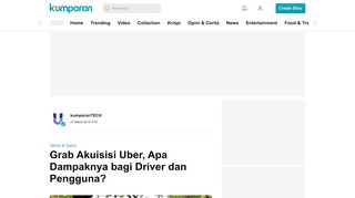 
                            12. Grab Akuisisi Uber, Apa Dampaknya bagi Driver dan Pengguna ...