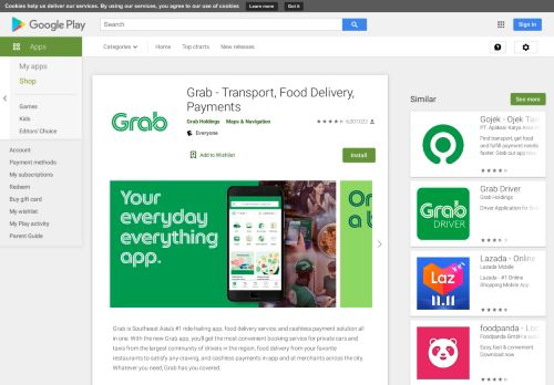 
                            5. Grab - Aplikasi di Google Play