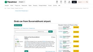 
                            12. Grab car from Suvarnabhumi airport. - Bangkok Forum - TripAdvisor